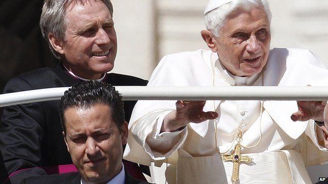 Paolo Gabriele (bottom left) had worked as the Pope's personal valet since 2006