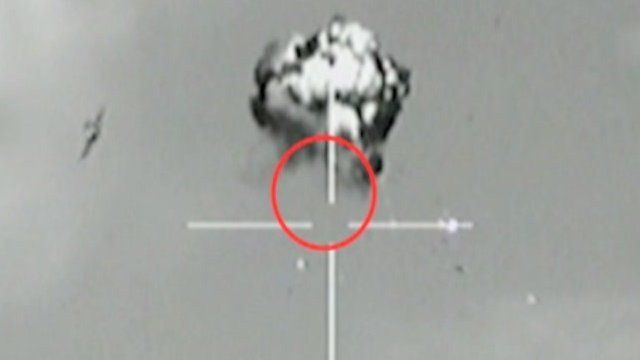 Mid-air explosion