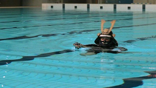 Art Of Combative Swimming Taught In Japans Swimming Pools Bbc News