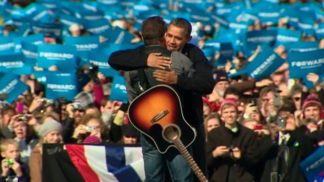 Barack Obama and Bruce Springsteen