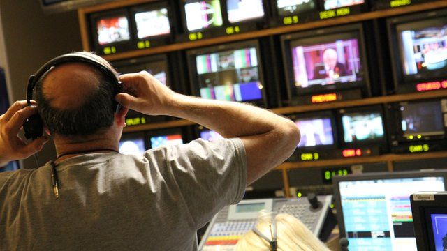 BBC control room