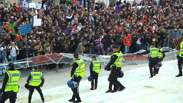 Protest in Lisbon