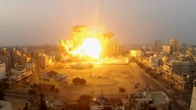 Explosion in Gaza