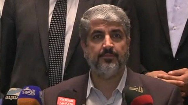 Hamas political leader Khaled Meshaal