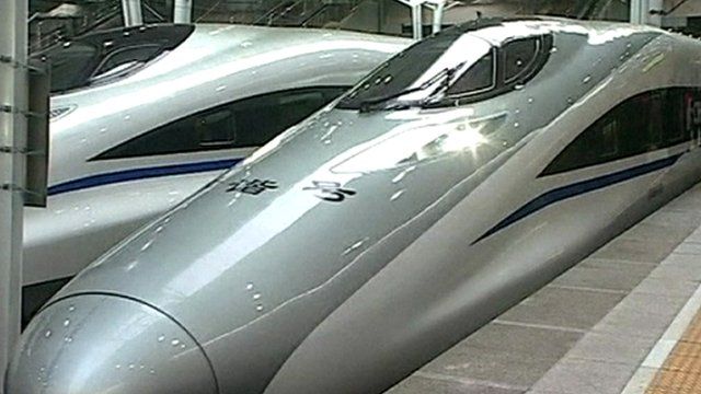 Chinese bullet train