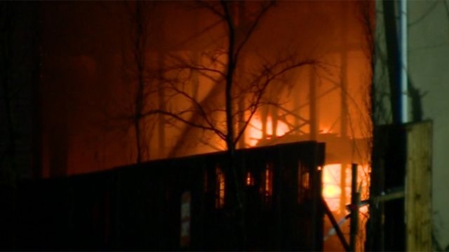 Fire in Stoke-on-Trent