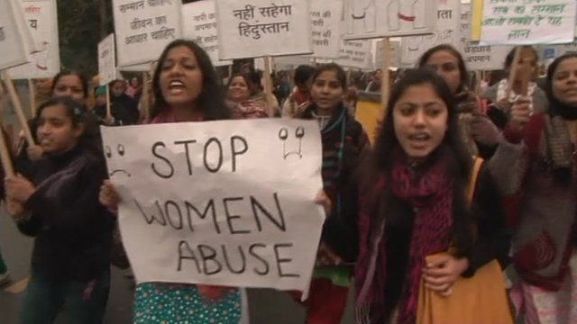 Women protesters in India