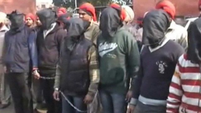 Arrested men