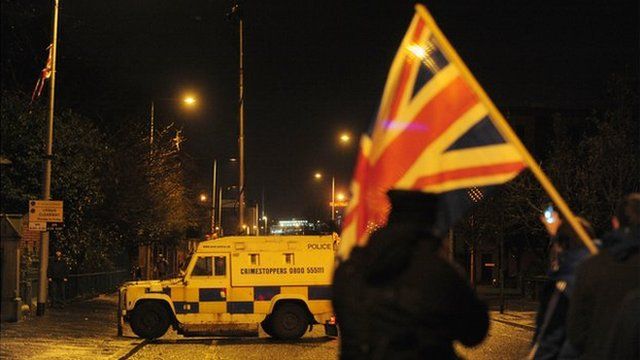 Scene of police operation in east Belfast