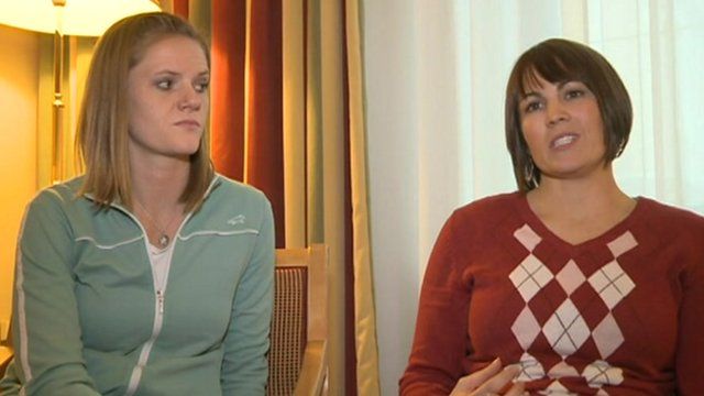 US mothers Rebecca Preece and Jeana Bonner