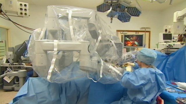 Operating robot in Exeter