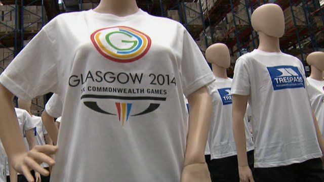 Trespass t-shirts for the Glasgow 2014 Commonwealth Games