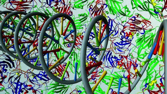 Animation showing vaccine