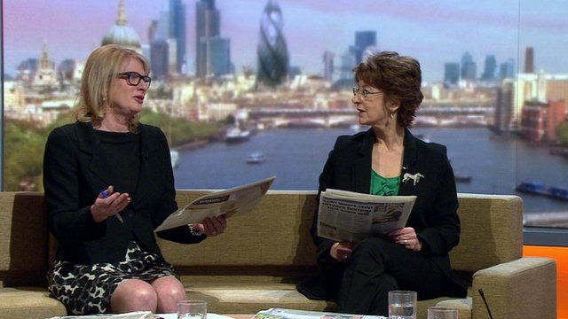 Ann Treneman and Maureen Lipman