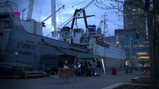 German boat where hack takes place