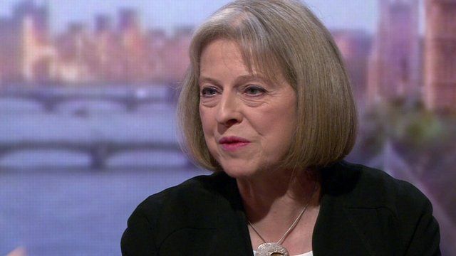 Home Secretary Theresa May
