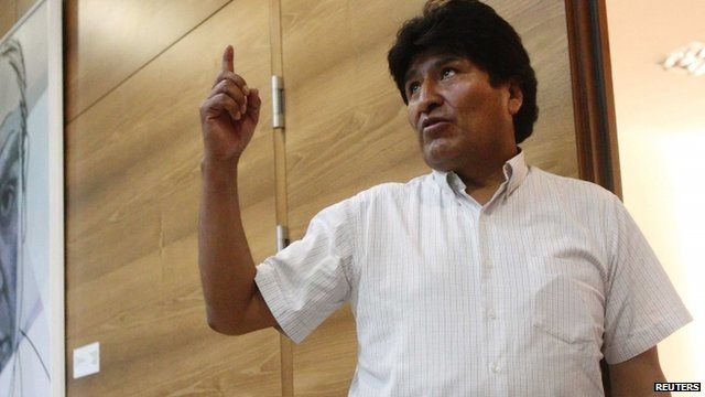 Bolivian President Evo Morales