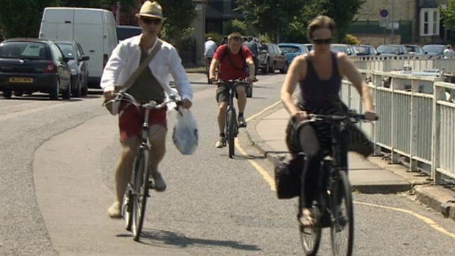 Cyclists in Cambridge