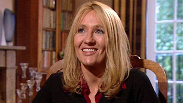 JK Rowling speaking in 2001