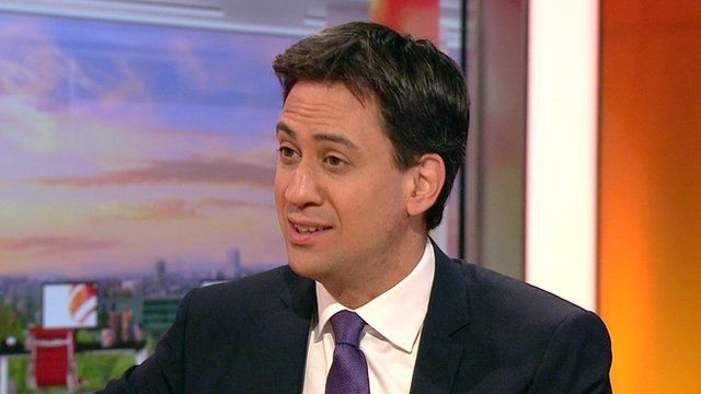 Labour leader Ed Miliband