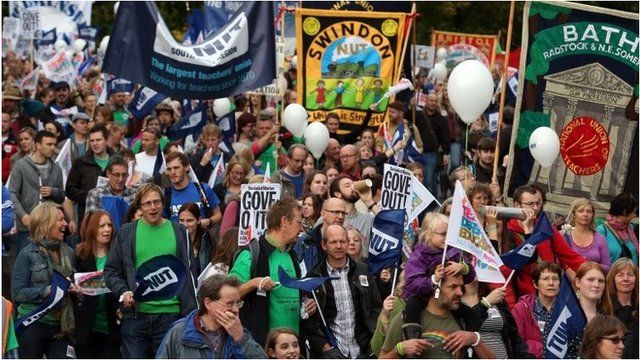 Teachers protest in Bristol