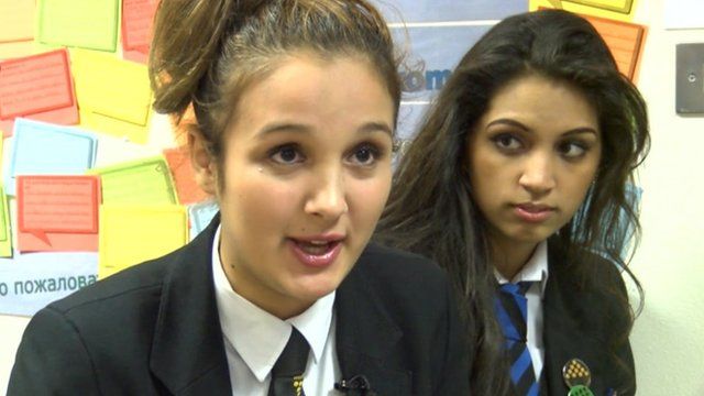 Pupils at Babington