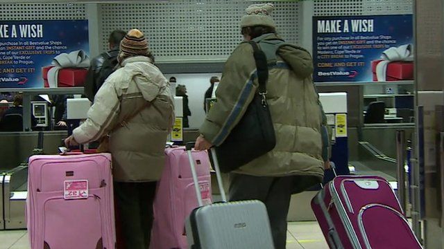 Anonymous airport passengers