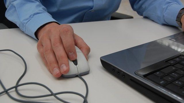 Laptop user