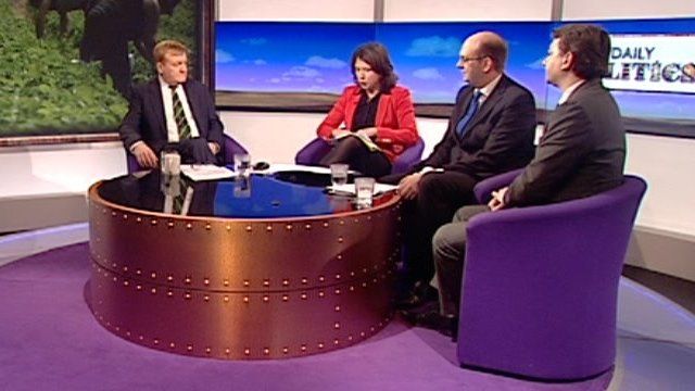 Charles Kennedy, Jo Coburn, Mark Reckless and Tim Aker
