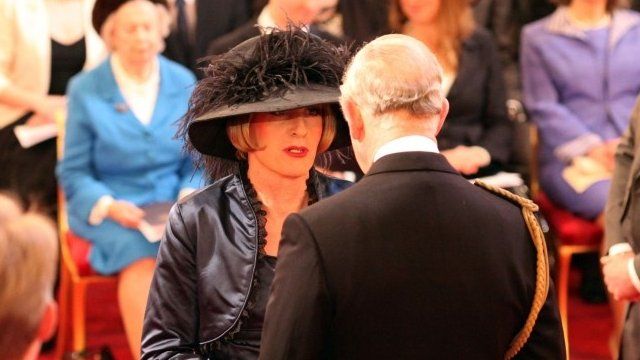 Artists Grayson Perry is made a CBE by the Prince of Wales