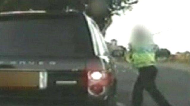 Policeman stops pensioner