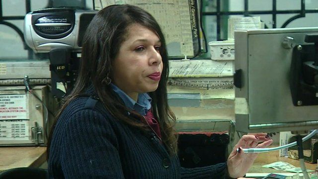 US New York City Transit worker Theresa Green
