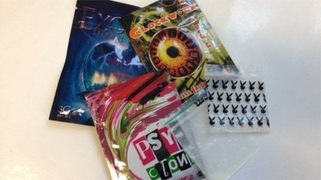 Packets of legal highs