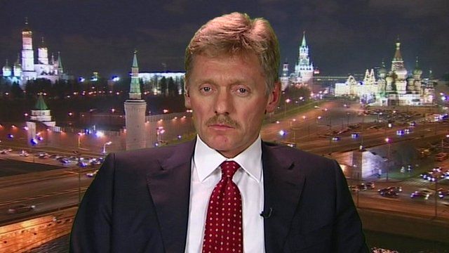 President Putin's official spokesman Dmitry Peskov