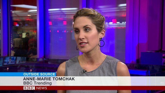 Anne-Marie Tomchak on BBC Outside Source