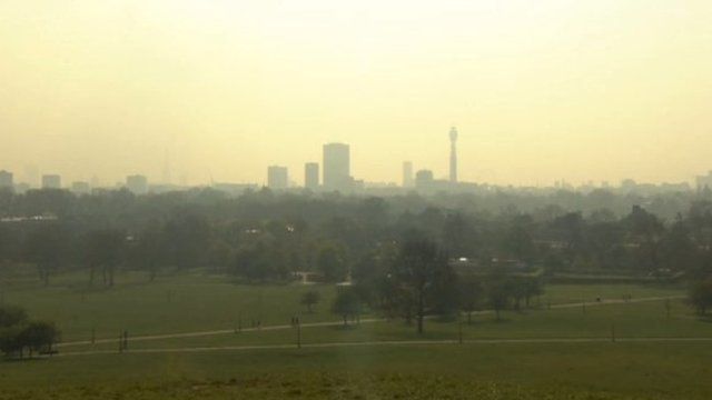 Smog in London
