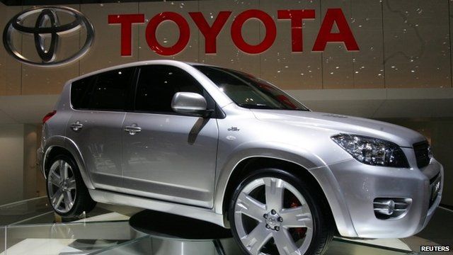 Toyota RAV4 one of the cars recalled