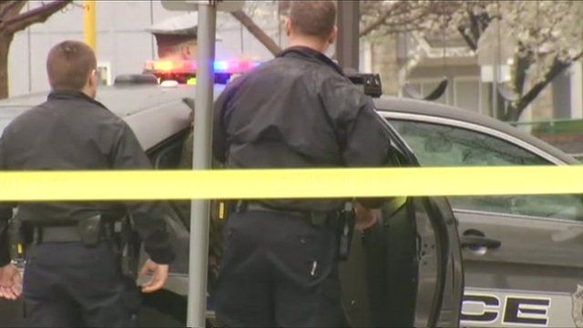 Police at Kansas City shooting