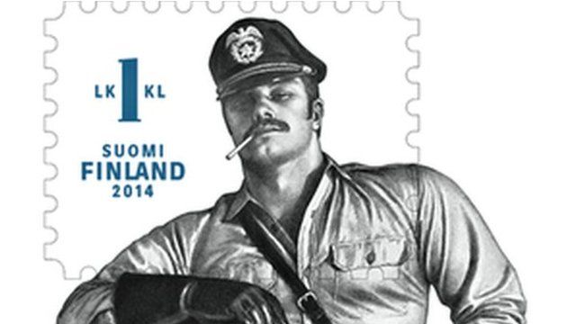 Finnish homoerotic stamp