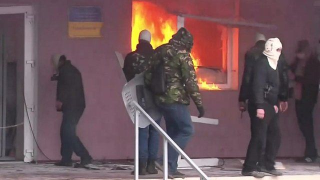 Pro-Russian protesters