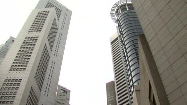 Singapore business district