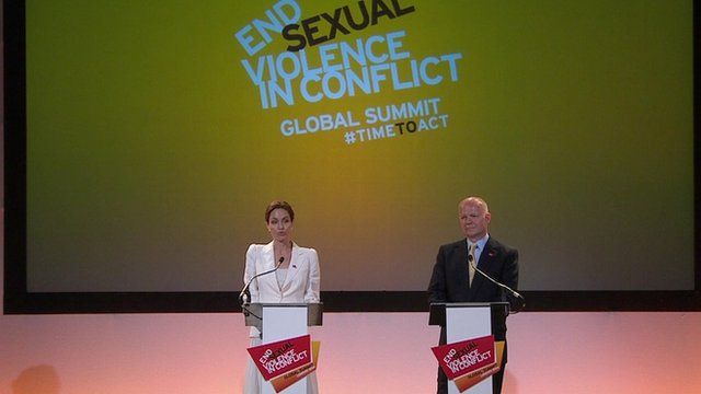 Angelina Jolie and William Hague