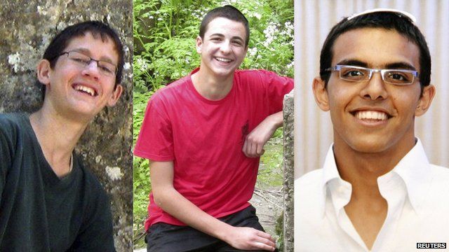 The three kidnapped teenagers