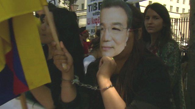 Protest on Whitehall