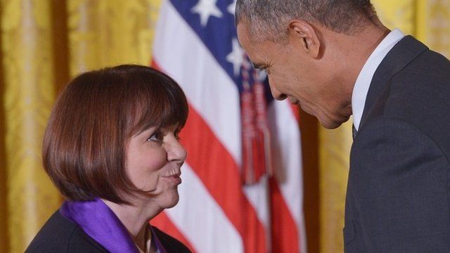 Linda Ronstadt and Barack Obama