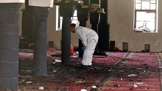 Yemen Crisis Is Take Claim For Sanaa Mosque Bombings Bbc News