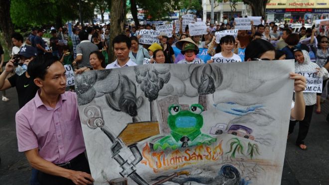 Protest against formosa in Hanoi, May 2016