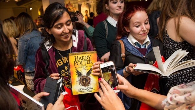 Fans buying Harry Potter and the Cursed Child