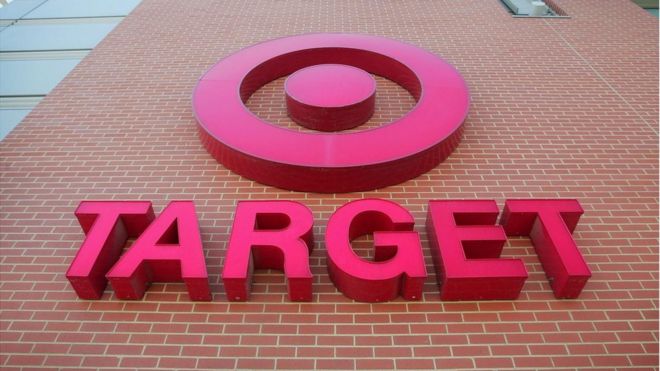 Image caption Several Target stores have been targeted with this porn ...