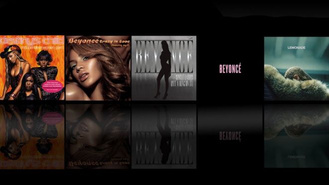 Beyonce single and album covers